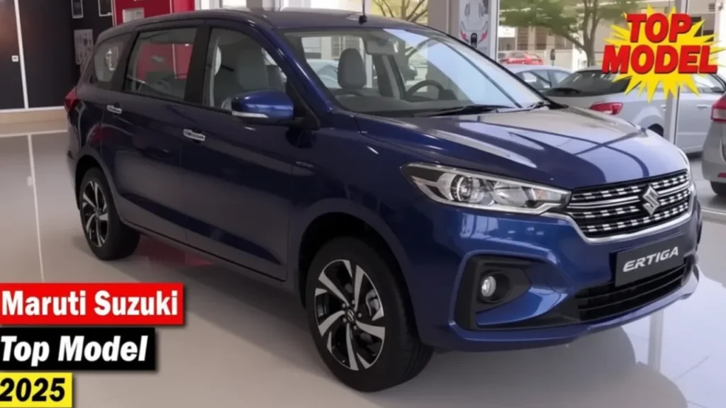 Maruti Suzuki Ertiga 2025 new model with 7 seater design and 32kmpl mileage