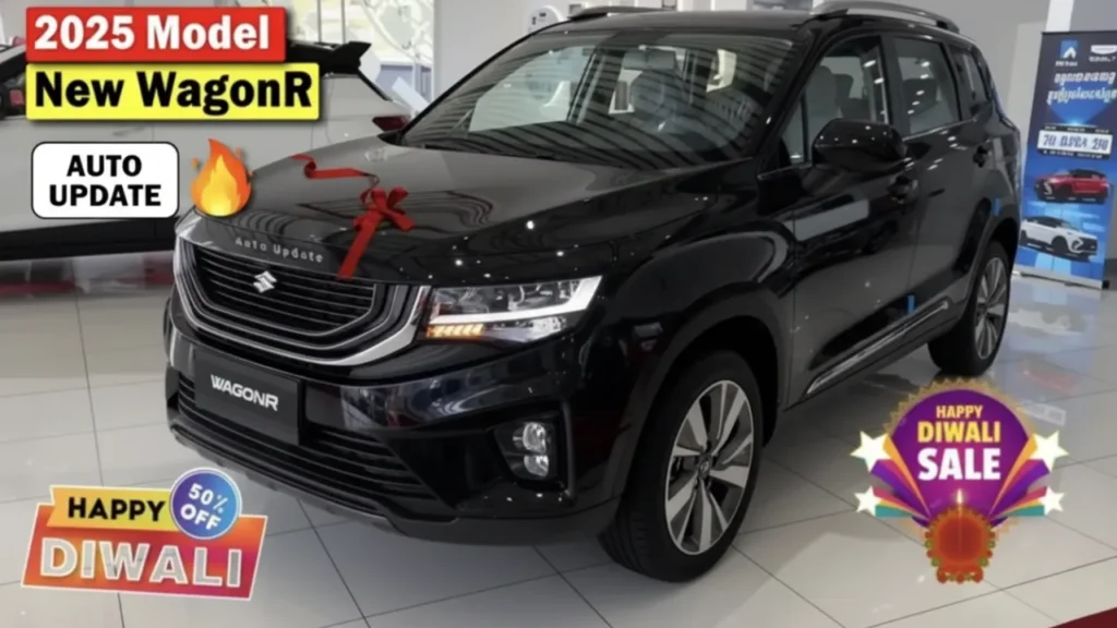 Maruti Suzuki Wagon R 2025 with 34KMPL mileage and smart hybrid engine