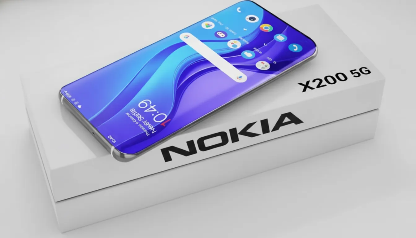 Nokia X200 5G smartphone with 300MP camera and 8000mAh battery