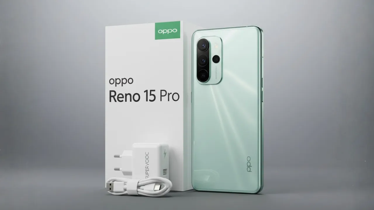 Oppo Reno 15 Pro 5G smartphone with 250MP camera and 7000mAh battery