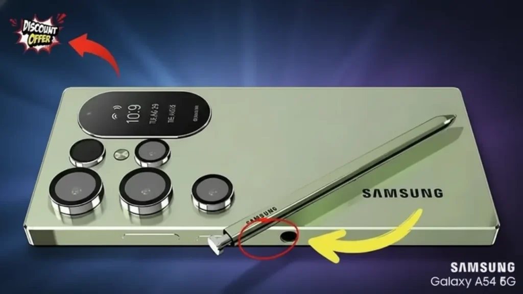 Samsung Galaxy A54 5G smartphone with 120Hz AMOLED display and 250MP camera