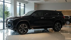 Toyota Fortuner 2025 hybrid SUV with sporty look and luxury features