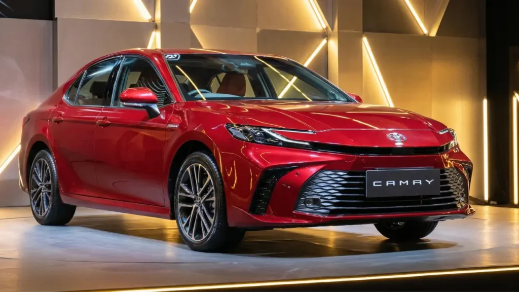 2025 Toyota Camry with bold new design and hybrid features