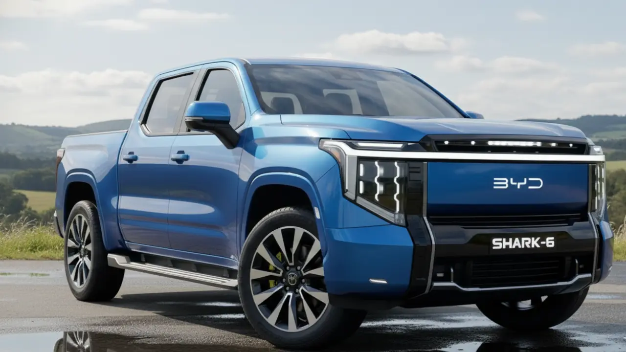 2026 BYD Shark 6 electric sedan with long range and fast acceleration