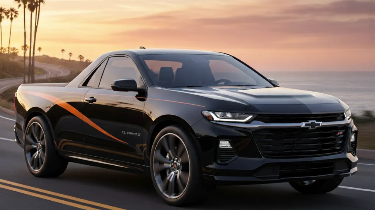 2026 Chevrolet El Camino muscle pickup front view