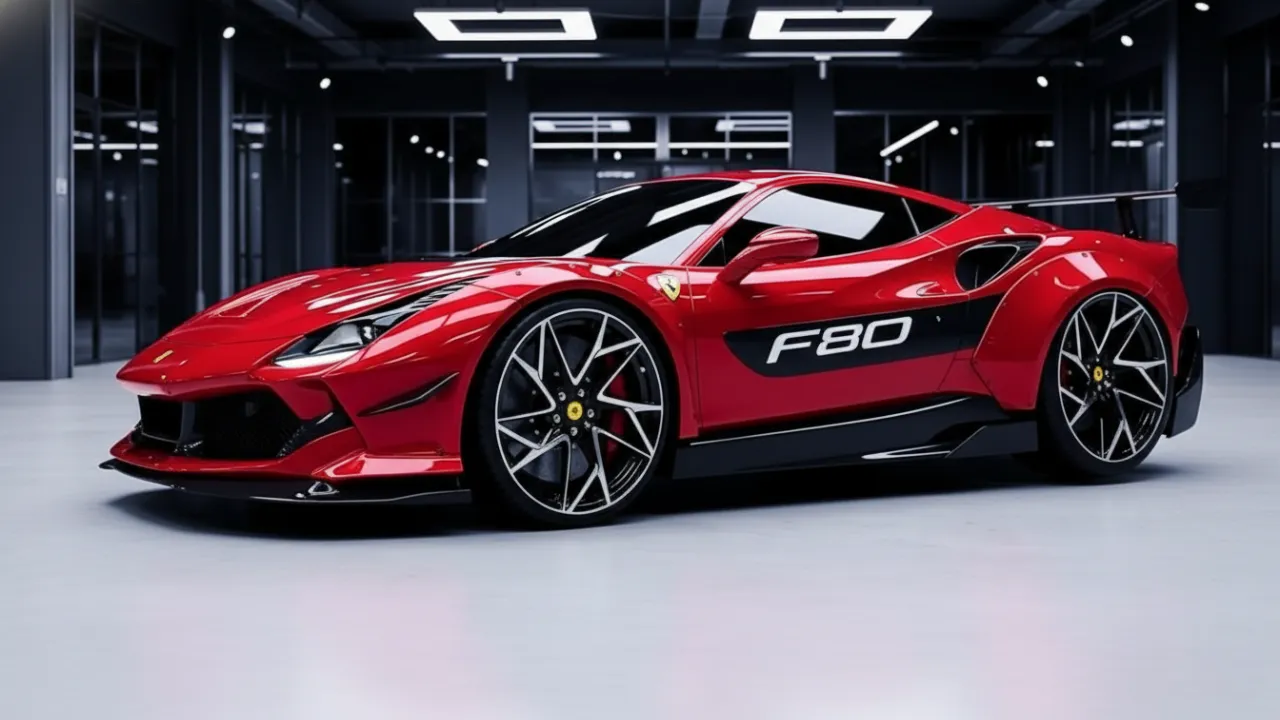 2026 Ferrari F80 ultra fast luxury hypercar design