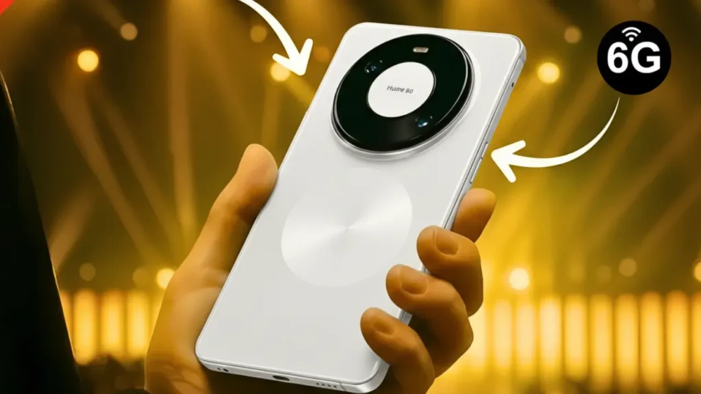 2026 Huawei Mate 80 6G smartphone with advanced design and 6G features