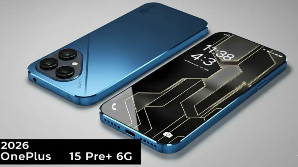 2026 OnePlus 15 6G flagship smartphone design and display