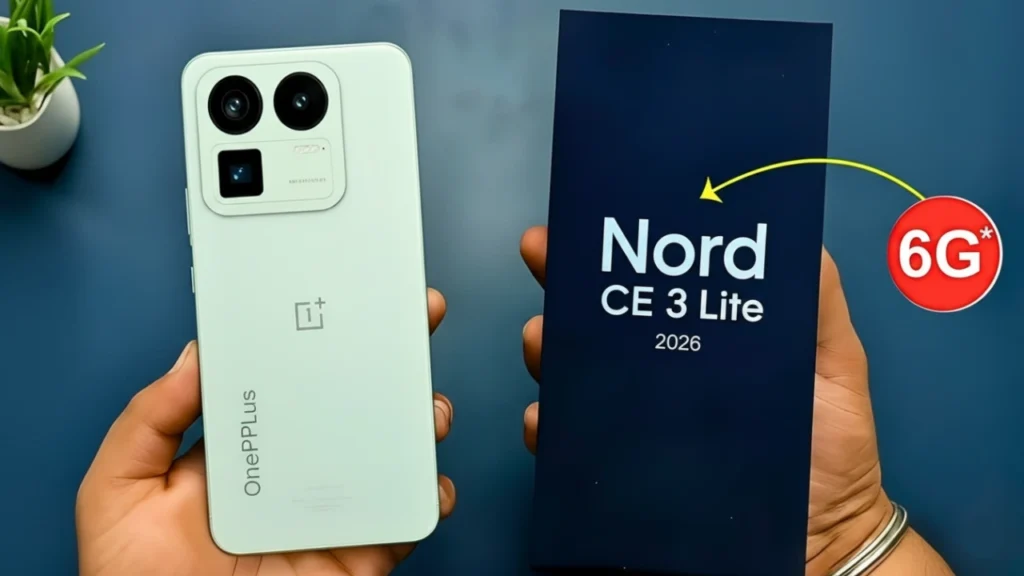 2026 OnePlus Nord CE 3 Lite 6G with 108MP camera and 120Hz display