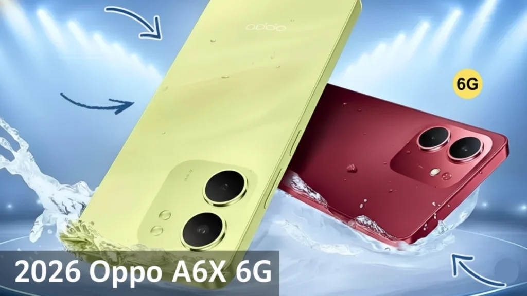 Oppo A6X 6G 2026 smartphone showcasing premium design and features