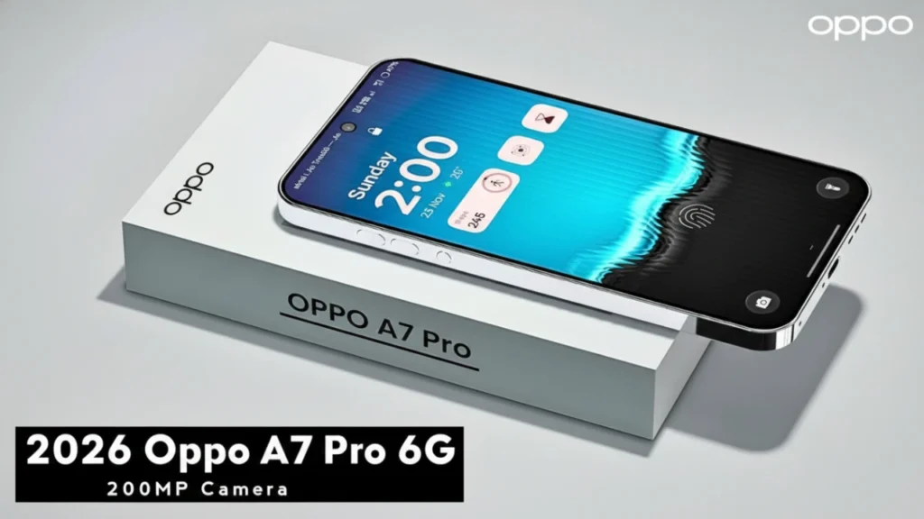 2026 Oppo A7 Pro 6G with AMOLED display and 6G connectivity