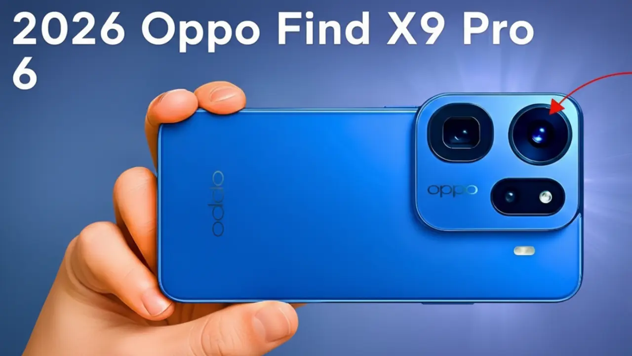 2026 Oppo Find X9 Pro 6G smartphone with premium design and camera