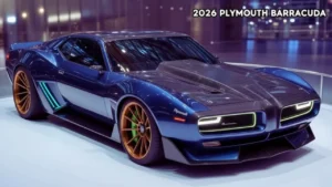 2026 Plymouth Barracuda with retro design and hybrid muscle power