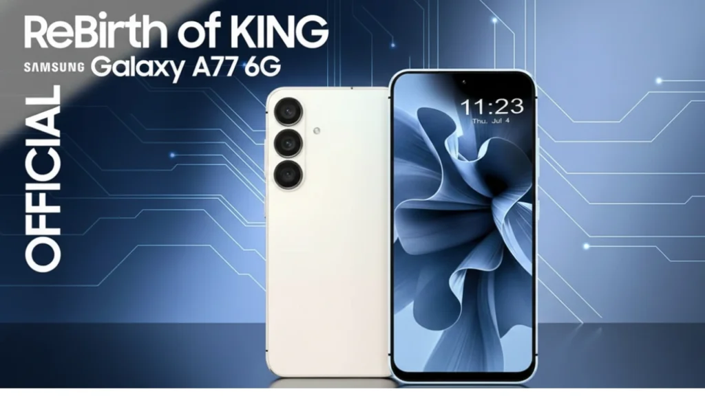 2026 Samsung Galaxy A77 6G with 6G connectivity and AMOLED display