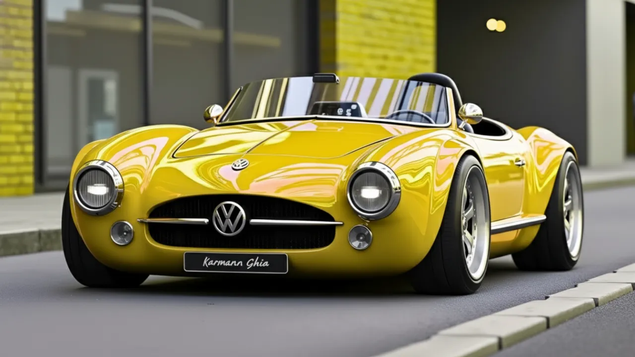 2026 Volkswagen Karmann Ghia modern electric coupe design