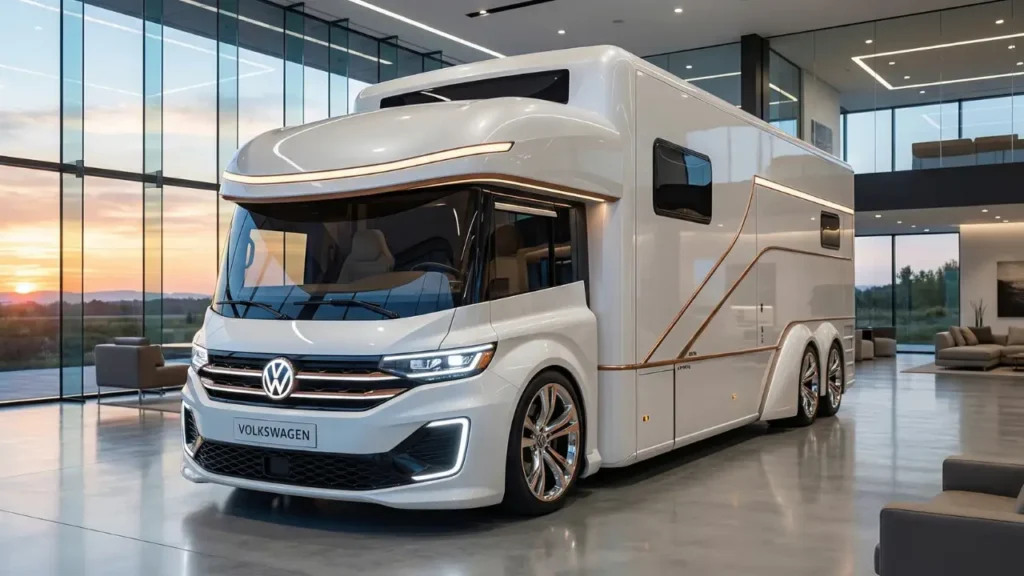 2026 Volkswagen Motorhome smart RV exterior and interior view