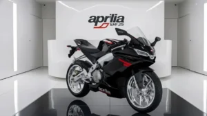 Aprilia SR 150 2025 scooter with LED lights and Bluetooth features
