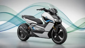 BMW CE 04 2025 futuristic electric scooter with modern design