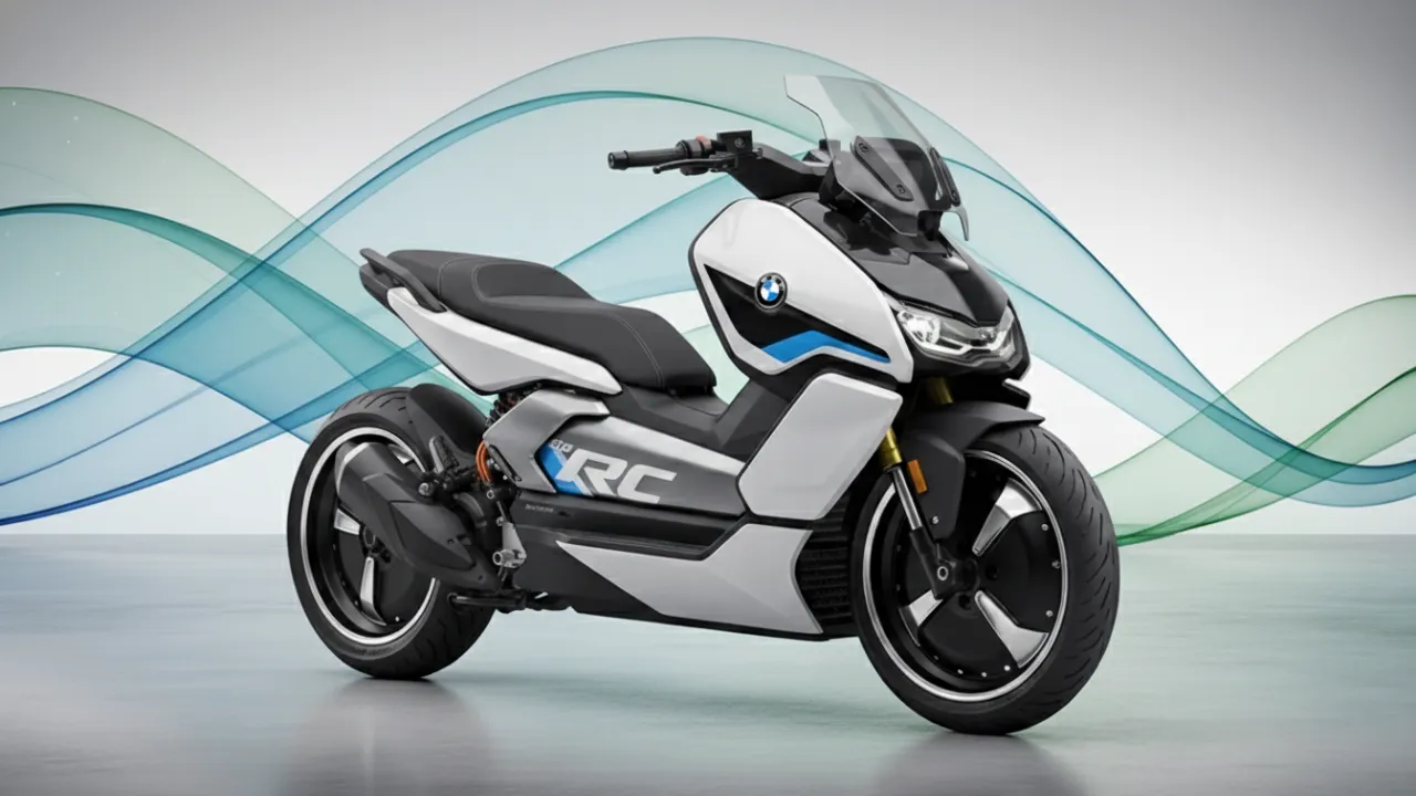 BMW CE 04 2025 futuristic electric scooter with modern design