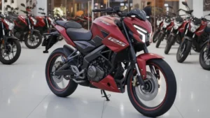 Bajaj Pulsar 125 2025 sporty design and Bluetooth console