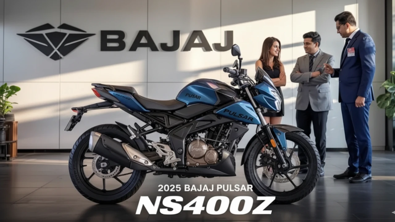 Bajaj Pulsar NS400Z 2025 with 373cc engine and smart features