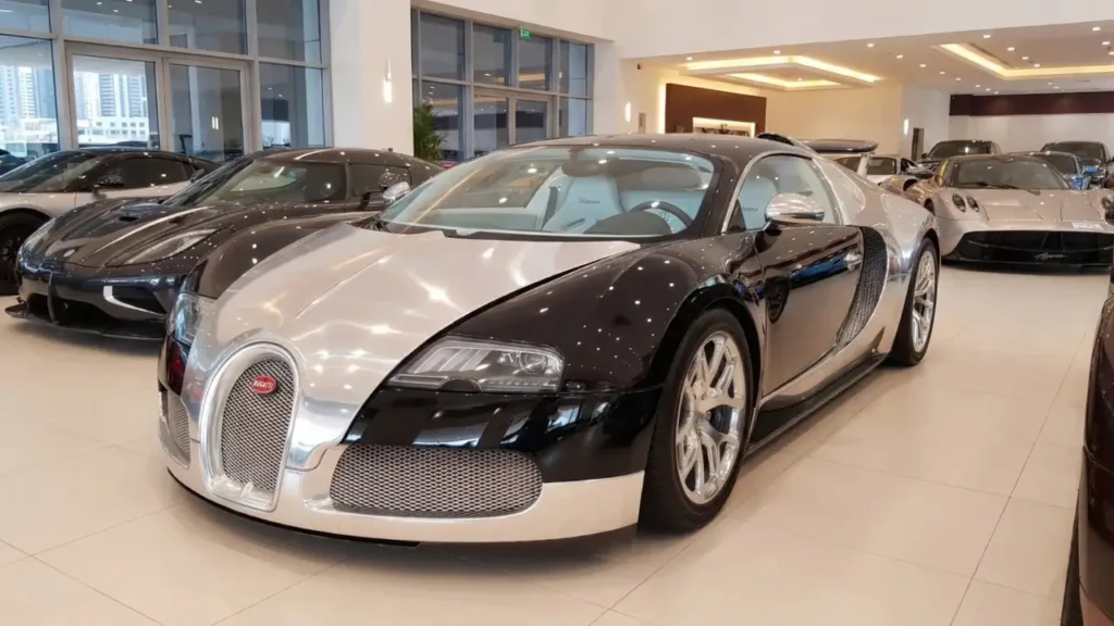 Bugatti Veyron 400 kmh hypercar exterior view