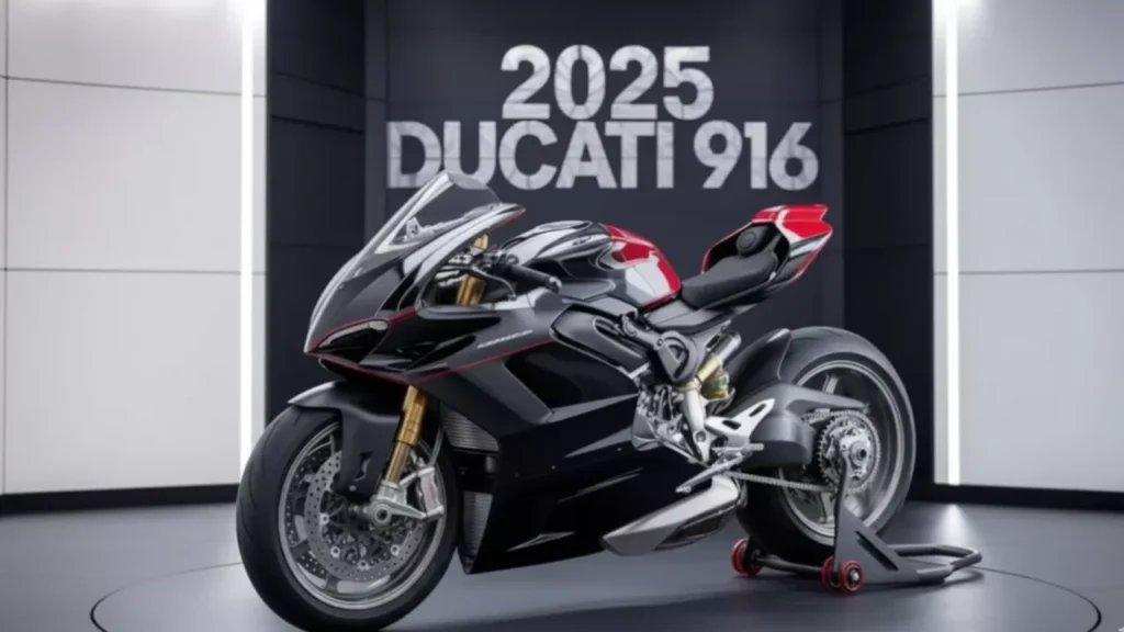 Ducati 916 2025 superbike with 916cc engine and advanced features
