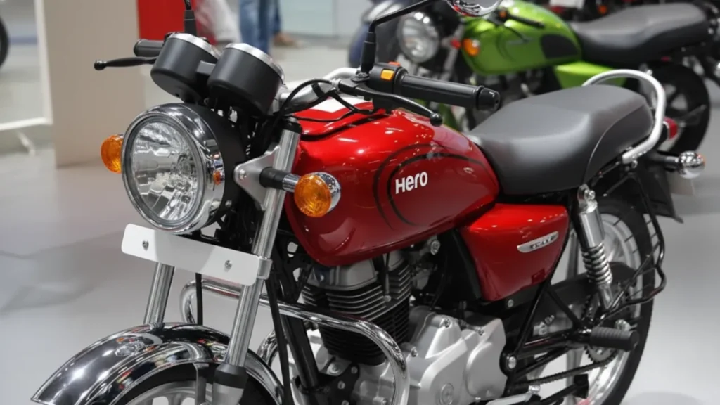Hero Classic 2025 retro motorcycle with 160cc engine and i3S system
