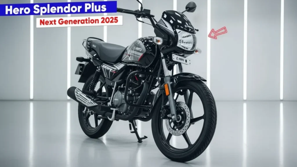 Hero Splendor Plus 2025 commuter bike with new features and high mileage