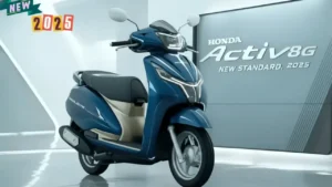 Honda Activa 8G scooter with 125cc engine and 65KMPL mileage