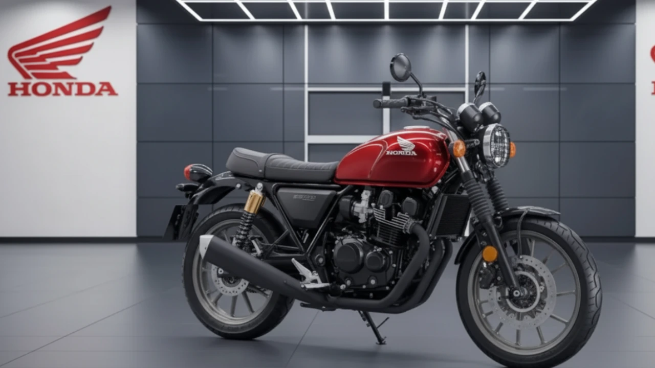 Honda CB 350 RS 2025 with retro design and modern features