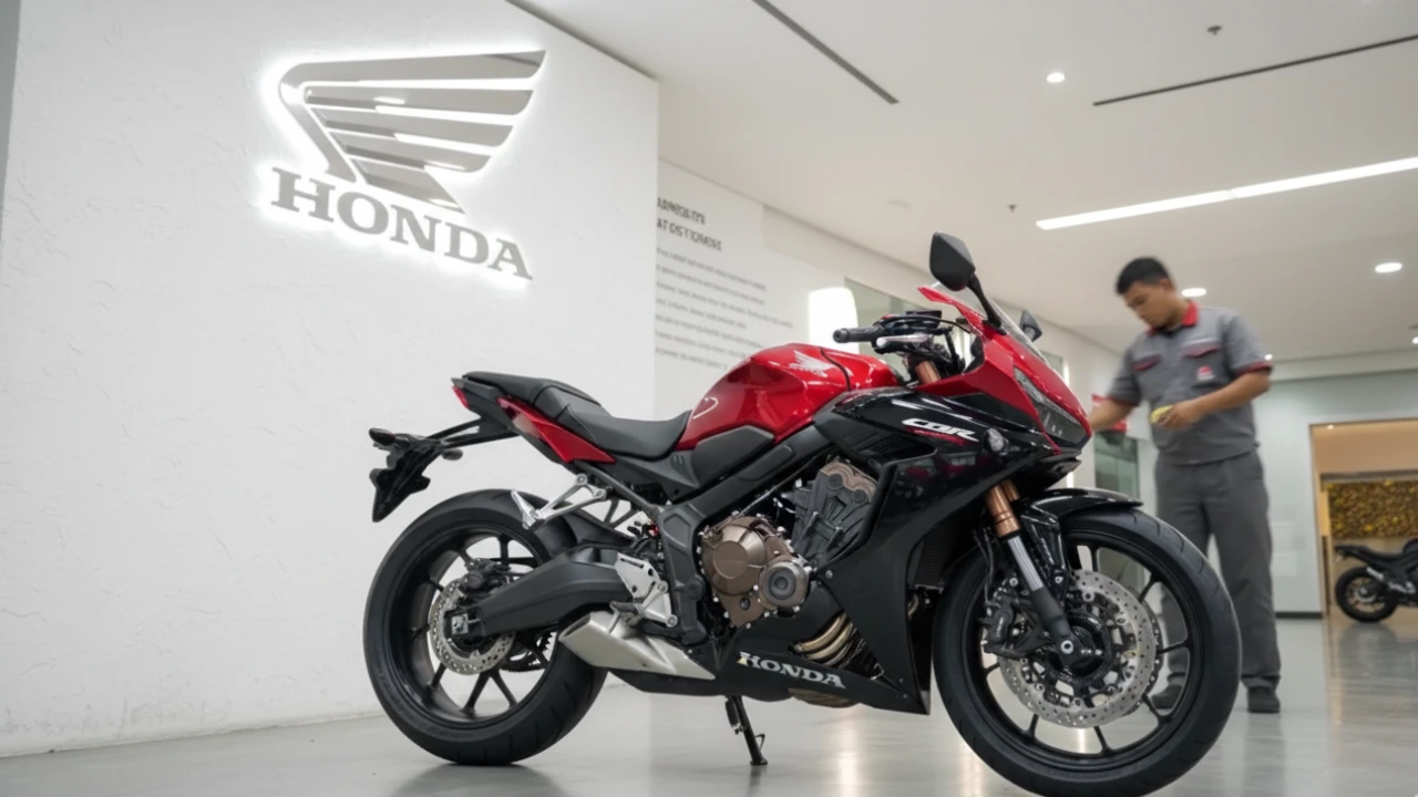 Honda CBR650R 2025 with new TFT display and Fireblade-inspired design
