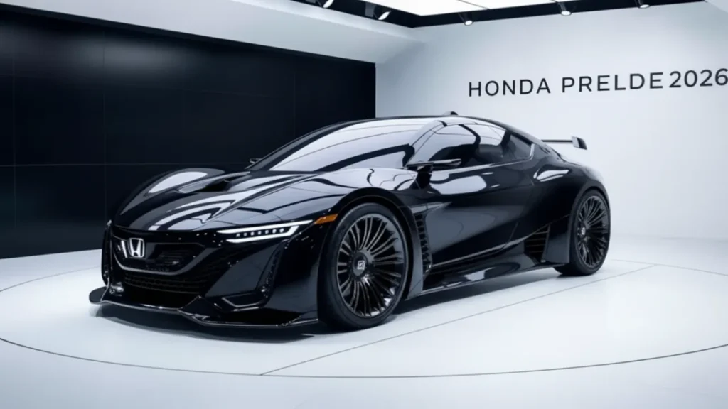 Honda Prelude 2025 hybrid sports coupe with sleek design and premium features