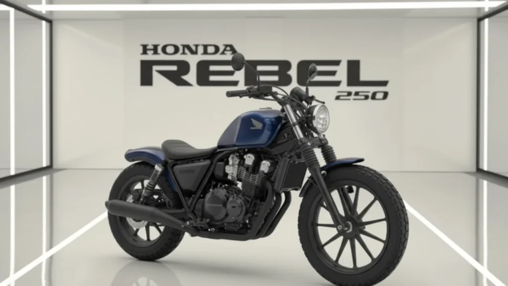 Honda Rebel 250 2025 modern cruiser bike with new features