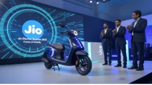 Jio Electric Scooter 2025 with futuristic design and smart features