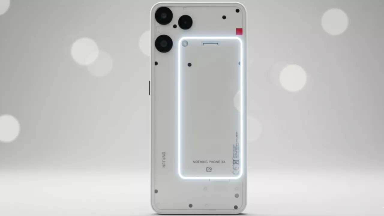 Nothing Phone 3a with 6.77 inch AMOLED display and 120Hz refresh rate