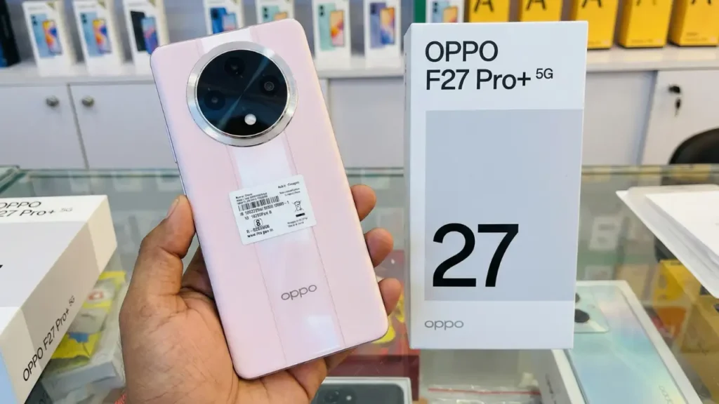 Oppo F27 Pro Plus smartphone with curved display and IP69 protection