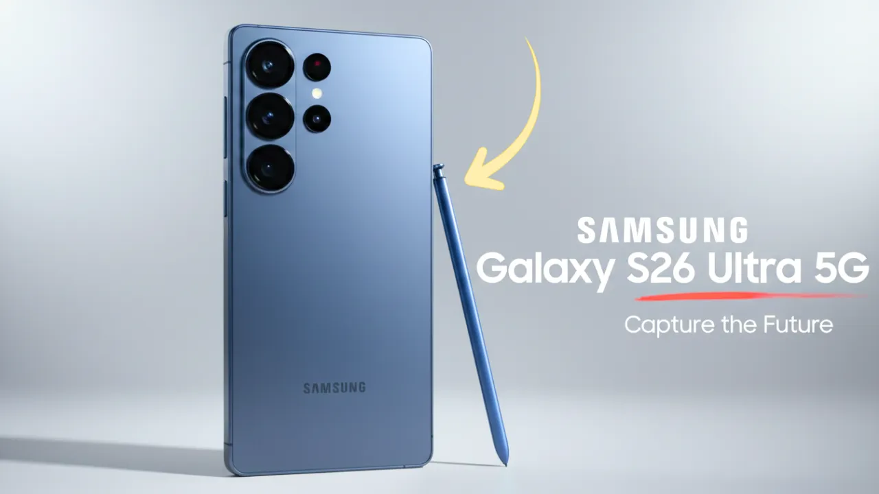 Samsung Galaxy S26 Ultra 5G with 320MP camera and 7800mAh battery