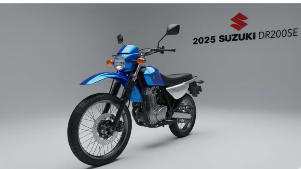 Suzuki DR200SE 2025 adventure bike with new design and features