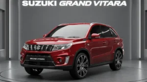 Suzuki Grand Vitara 2025 front design hybrid SUV India