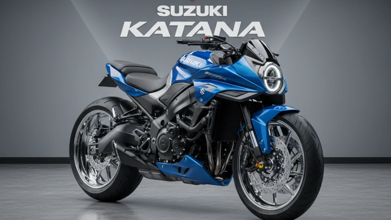 Suzuki Katana 2025 motorcycle with updated design and features
