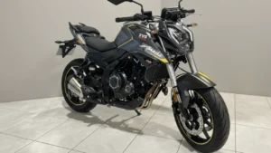 TVS New Apache 125 sporty design front and side view