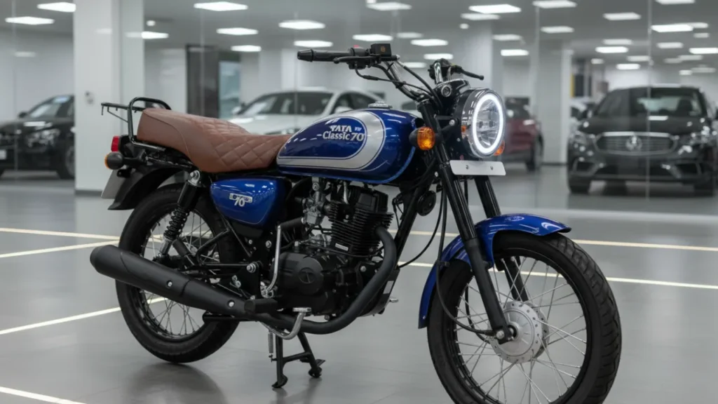 Tata Classic 70 hybrid bike with retro design