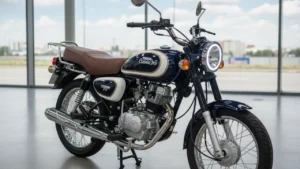 Tata Classic 70 retro modern 700cc chrome body motorcycle