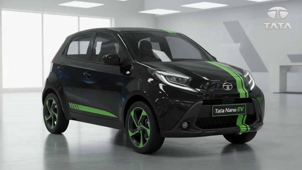 Tata Nano EV 2025 electric car front view