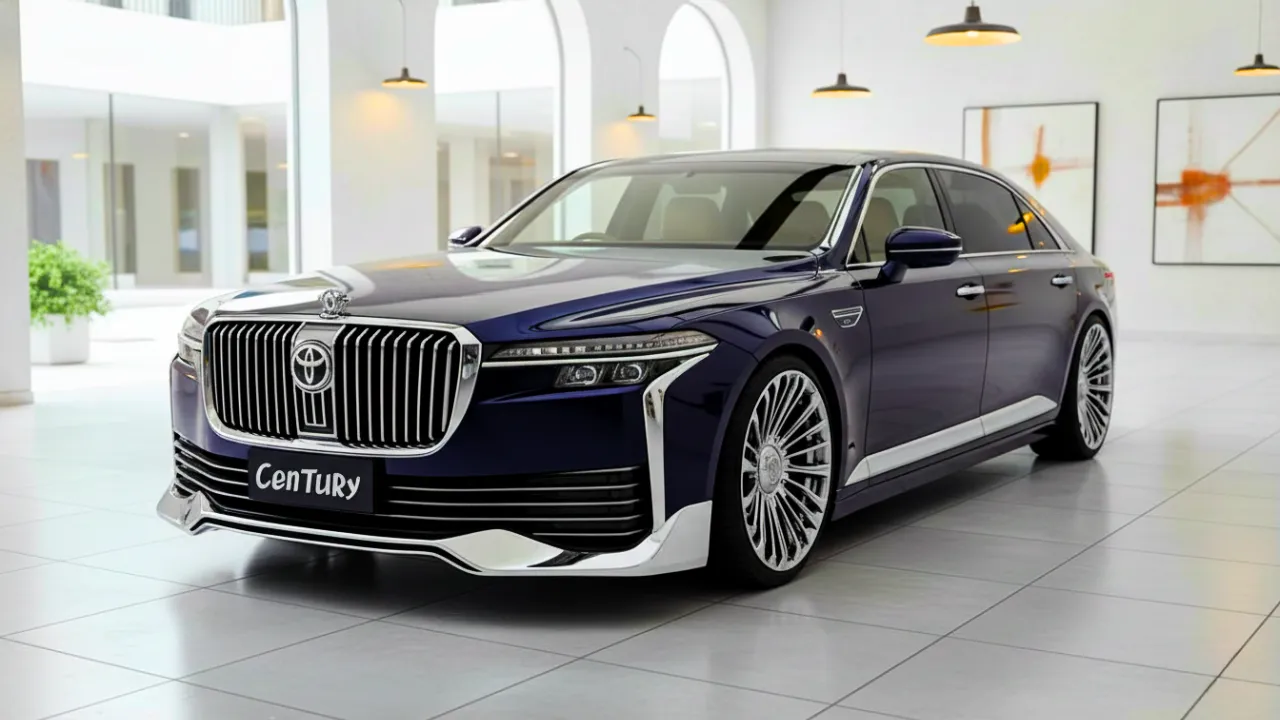 Toyota Century 2026 premium luxury sedan exterior
