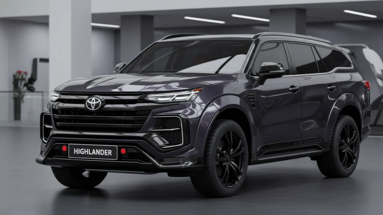 Toyota Highlander 2025 8 Seater Hybrid SUV with 34kmpl Mileage