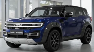 Toyota Mini Land Cruiser FJ 2026 compact hybrid 4x4 SUV in retro design
