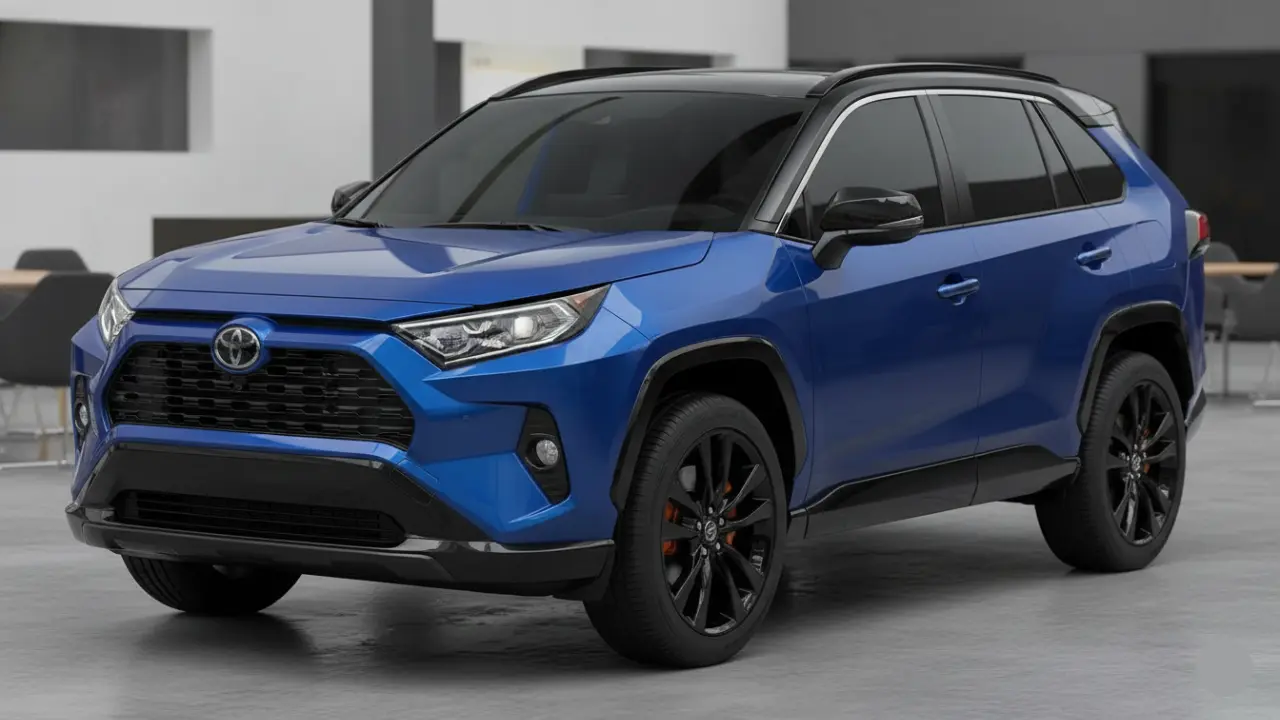 Toyota RAV4 2025 hybrid SUV with premium design