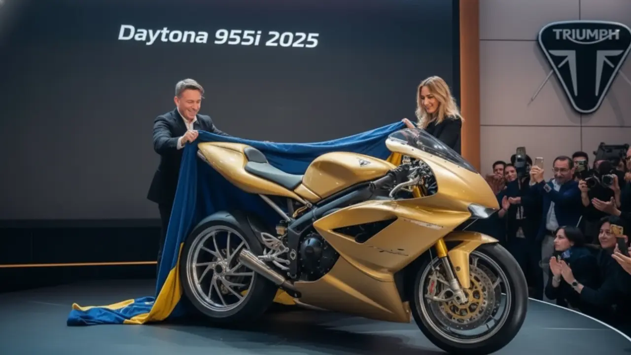 Triumph Daytona 955i 2025 powerful sport bike launch
